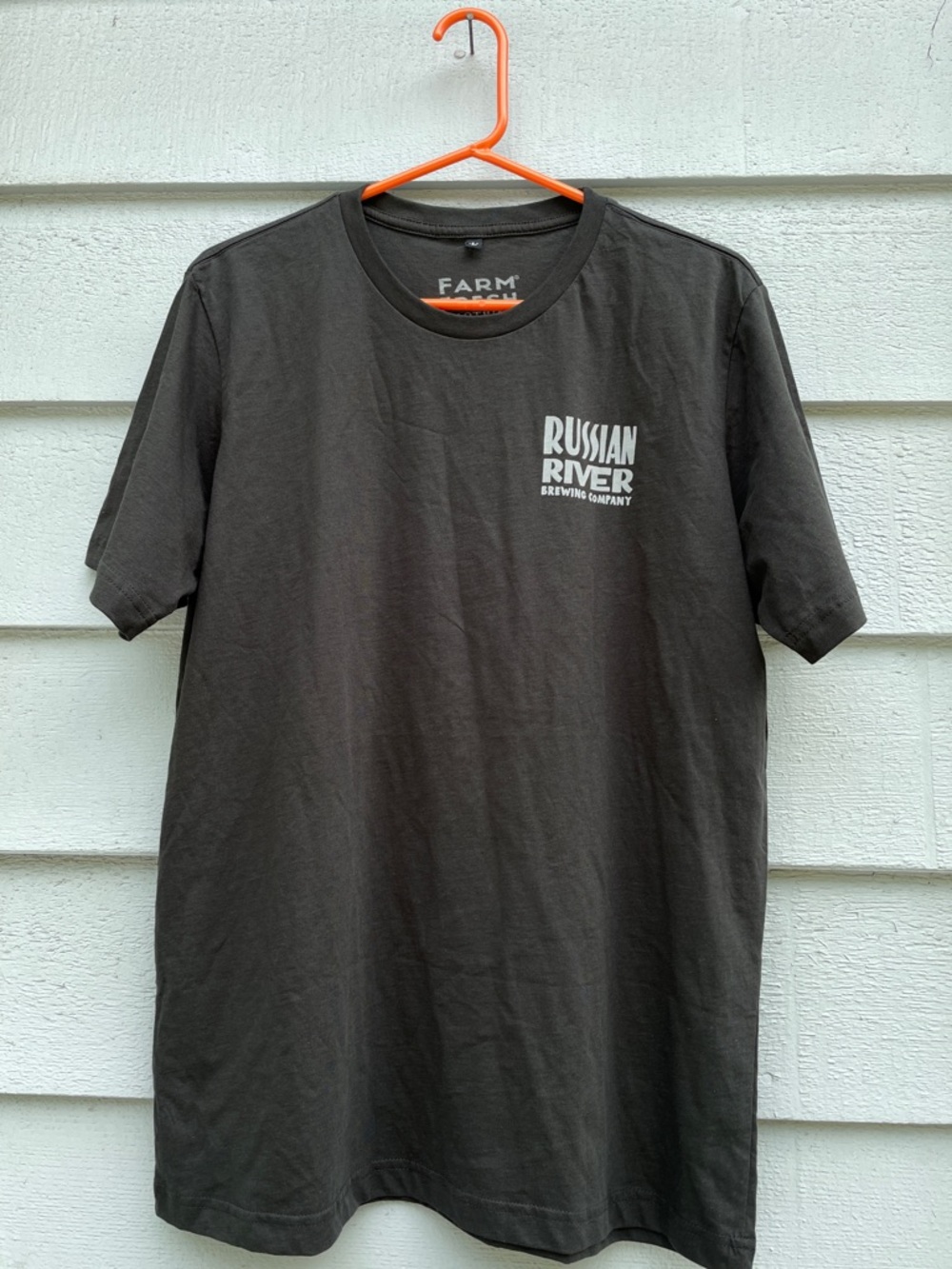 Russian River Brewing Company Pliny the Elder T-Shirt, NEW Men’s Large Dark Gray